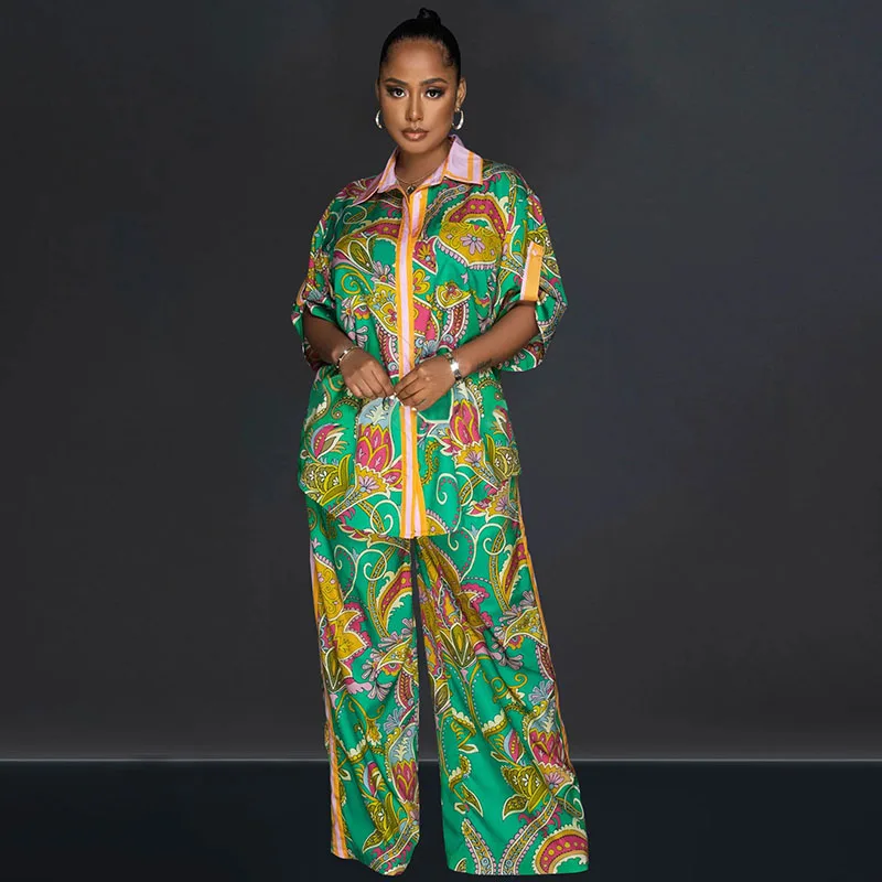 Winter Clothing Vintage - Vintage Pattern Print 2 Piece Sets
