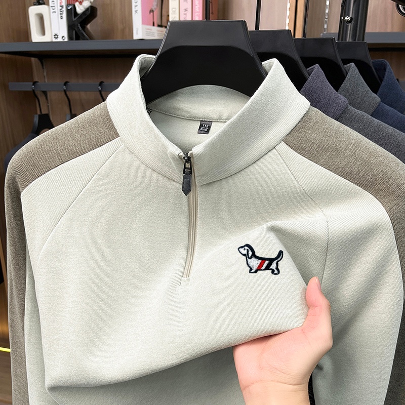 Winter Clothing Men - New Men's Mock Neck Quarter Zip