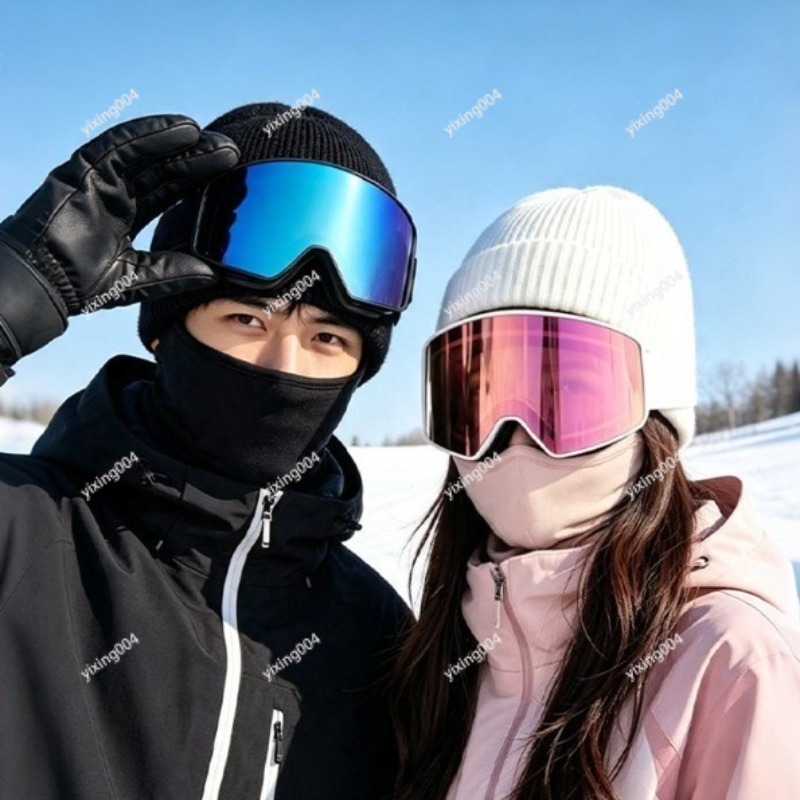 Snow Goggle Uv - Double‑Layer Anti‑Fog Ski Goggles UV‑Protective Snow