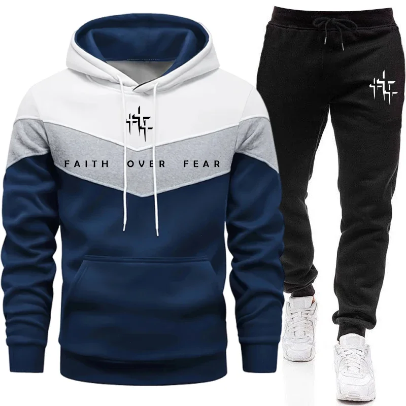 Faith Over Fear Men's Tracksui - огляд і ціна Winter Clothing Men