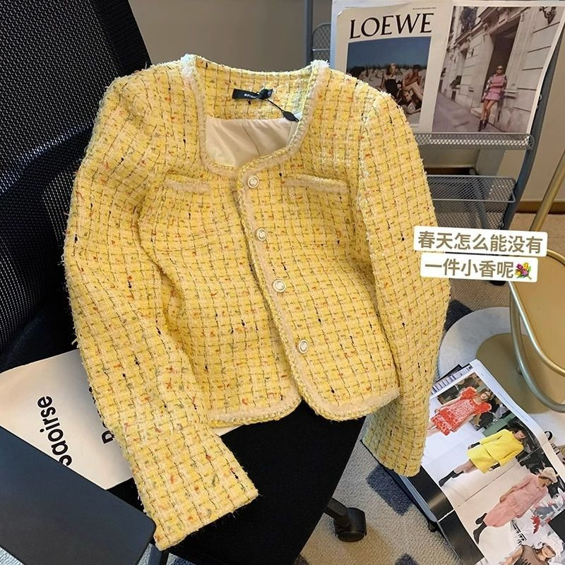 Women Jacket Spring Autumn New - огляд і ціна Yellow Winter Clothing