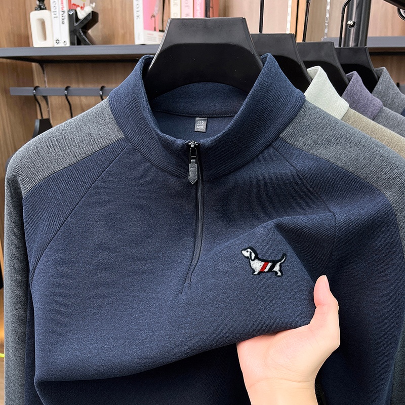 New Men's Mock Neck Quarter Zi - огляд і ціна Winter Clothing Men