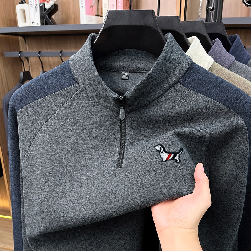 New Men's Mock Neck Quarter Zi - огляд і ціна Winter Clothing Men