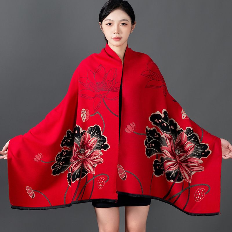 Women Winter Shawl Cashmere Sc - огляд і ціна Cashmere Scarf Wrap