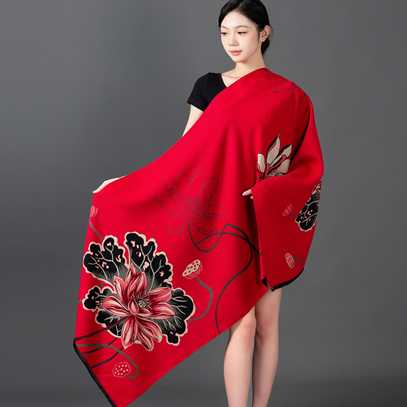 Women Winter Shawl Cashmere Sc - огляд і ціна Cashmere Scarf Wrap