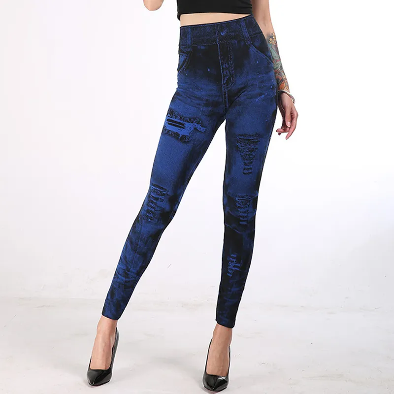 Women Imitation Jeans Stretch  - огляд і ціна Winter Clothing On Sale