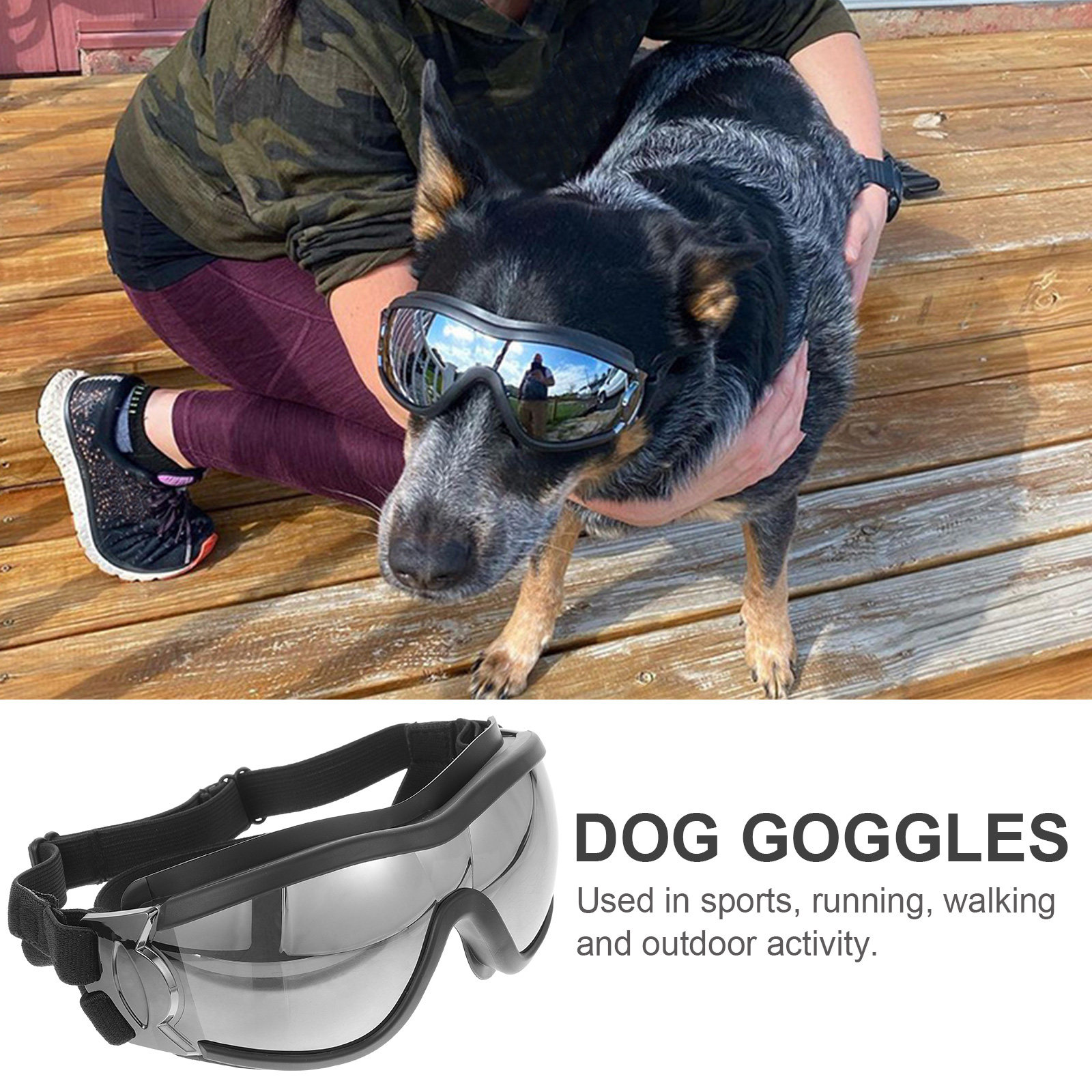 Black Windproof Dog Protective - огляд і ціна Snow Goggle Uv