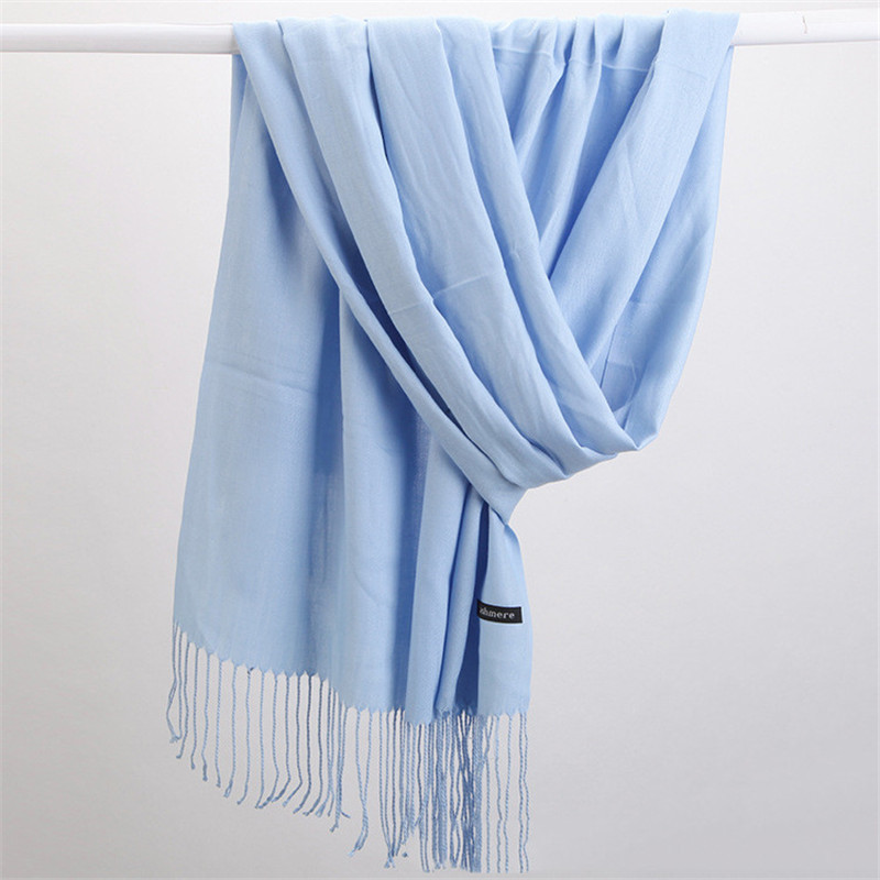 Fashion Solid Color 2023 Women - огляд і ціна Cashmere Scarf Wrap