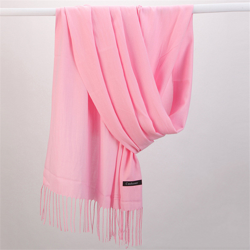 Fashion Solid Color 2023 Women - огляд і ціна Cashmere Scarf Wrap