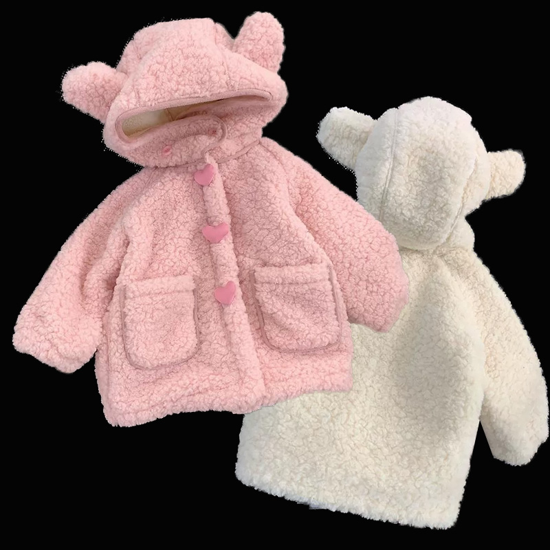 Thickened Fleece Girls Coats C - огляд і ціна Winter Clothing Activities For Toddlers