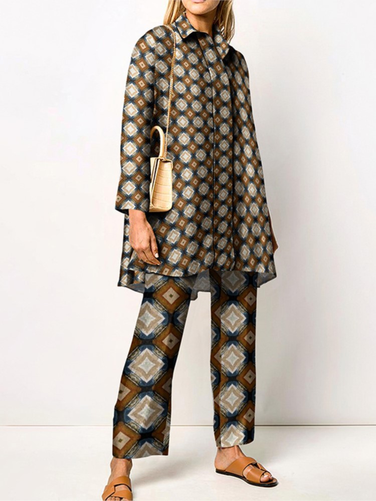 Autumn New Loose Vintage Print - огляд і ціна Winter Clothing Vintage