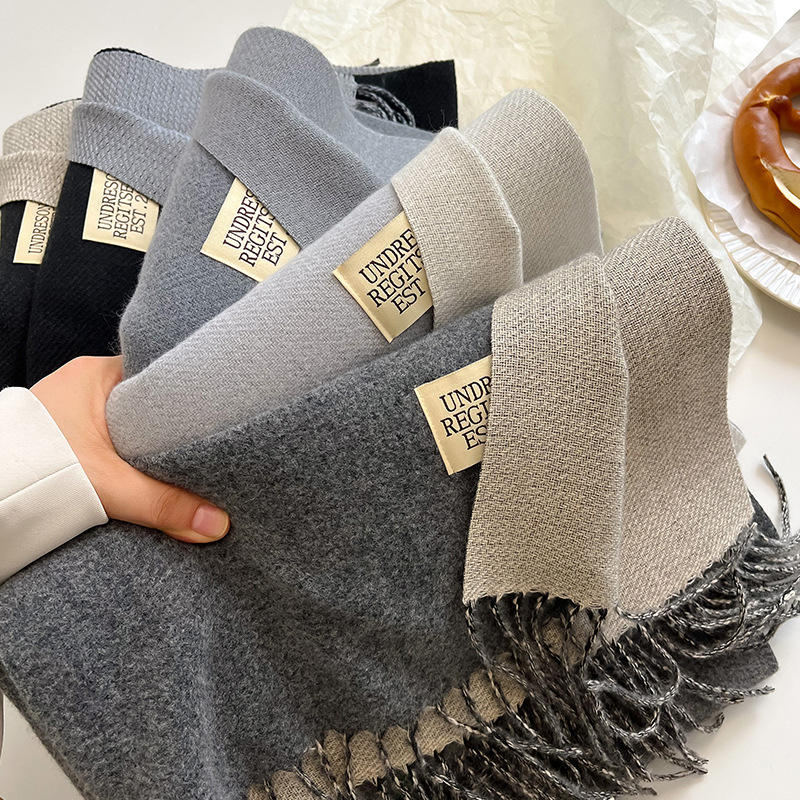 Fashion Solid Cashmere Warm Sc - огляд і ціна Cashmere Scarf Wrap