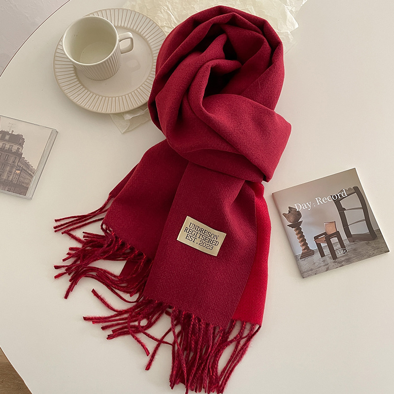 Fashion Solid Cashmere Warm Sc - огляд і ціна Cashmere Scarf Wrap