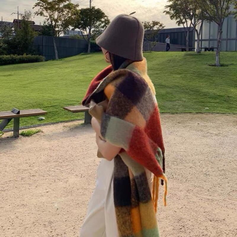 NEW Luxury Winter Thick Warm S - огляд і ціна Cashmere Scarf Wrap