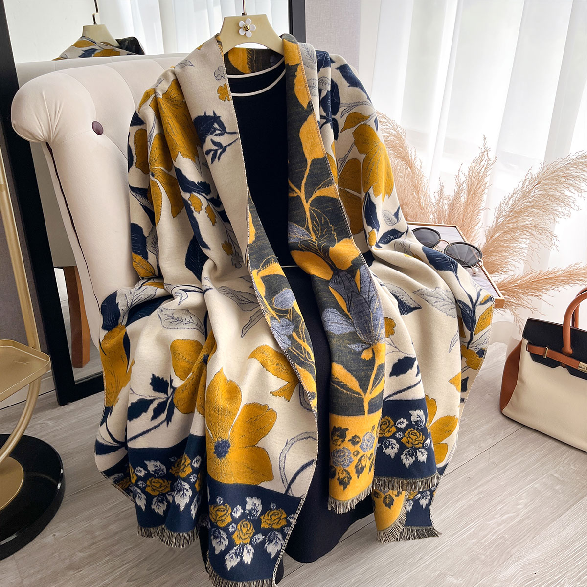 Women Thicken Luxury Winter Pa - огляд і ціна Cashmere Scarf Wrap