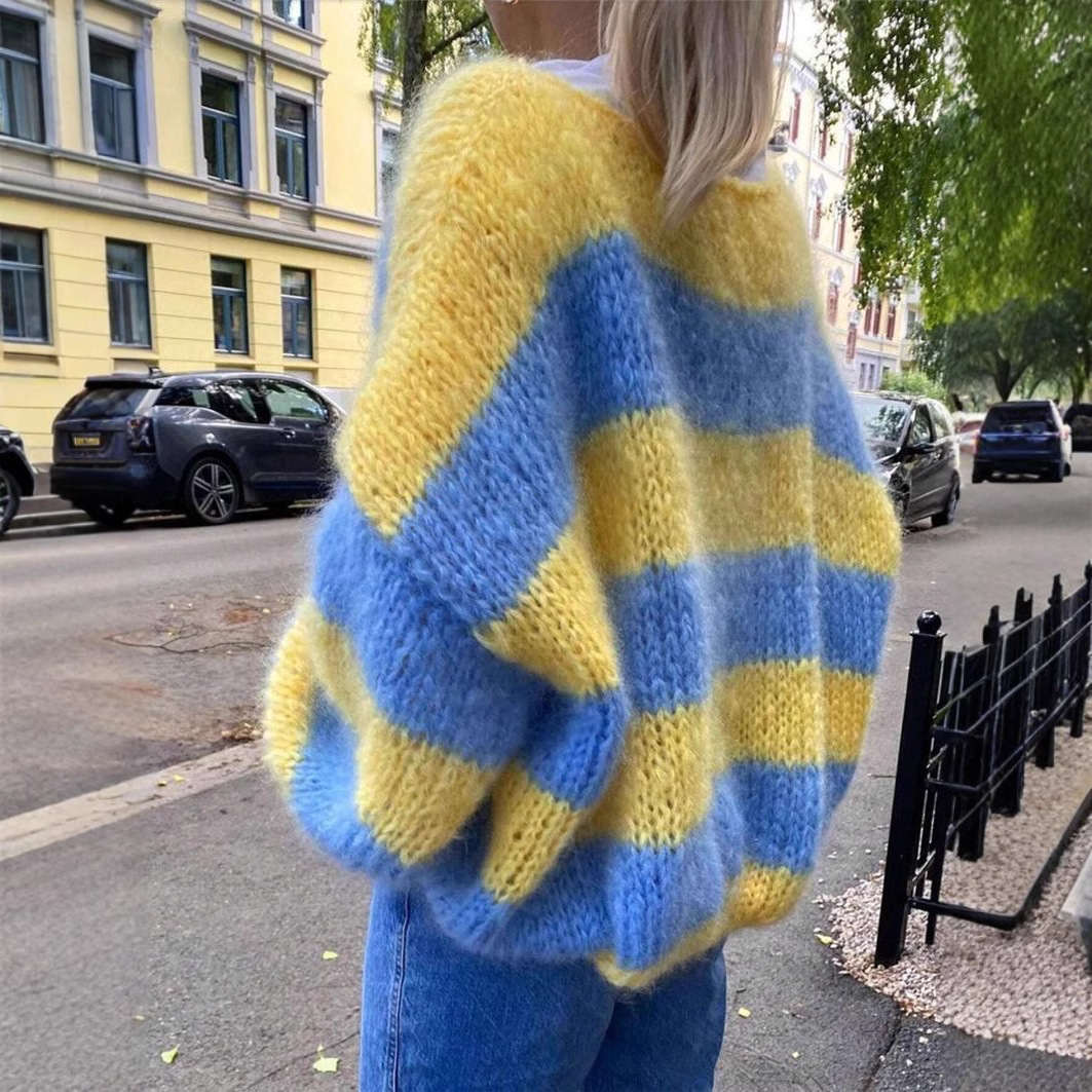 Casual Blue & Yellow Striped K - огляд і ціна Yellow Winter Clothing