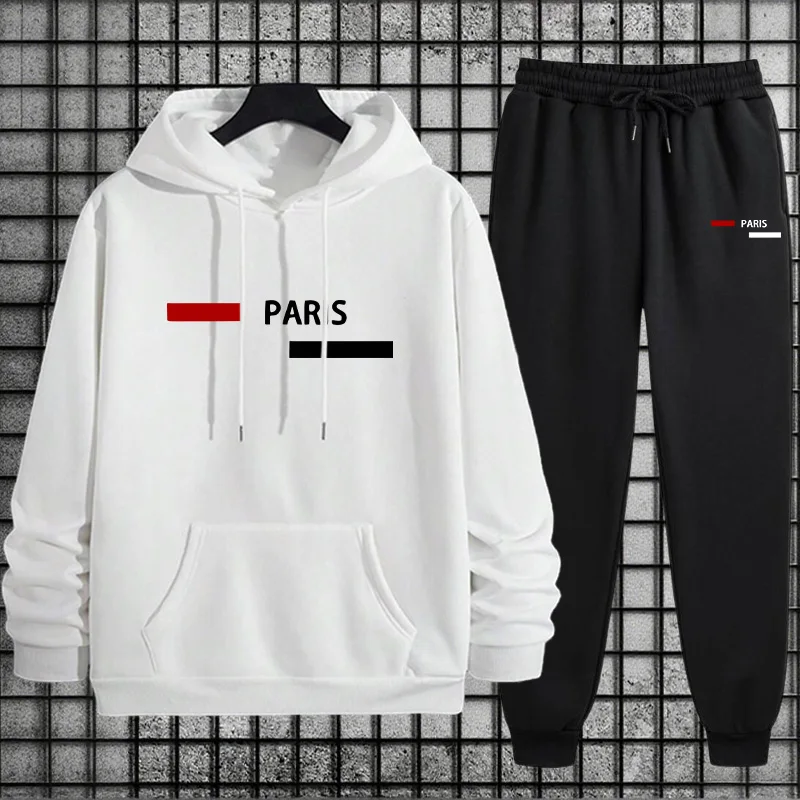 Men's Tracksuit Casual Hooded  - огляд і ціна Winter Clothing Men