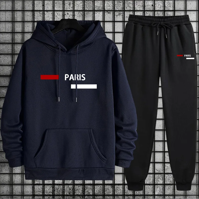Men's Tracksuit Casual Hooded  - огляд і ціна Winter Clothing Men