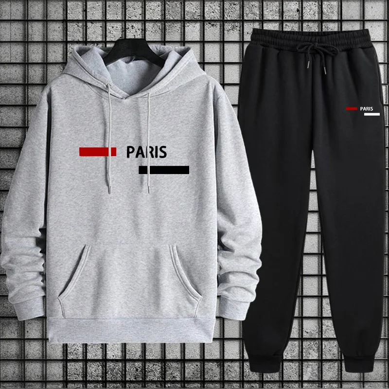 Men's Tracksuit Casual Hooded  - огляд і ціна Winter Clothing Men