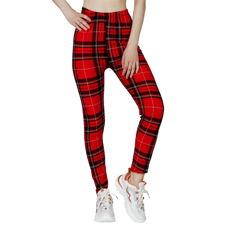 Red Checkered WOMEN'S Sports a - огляд і ціна Winter Clothing On Sale